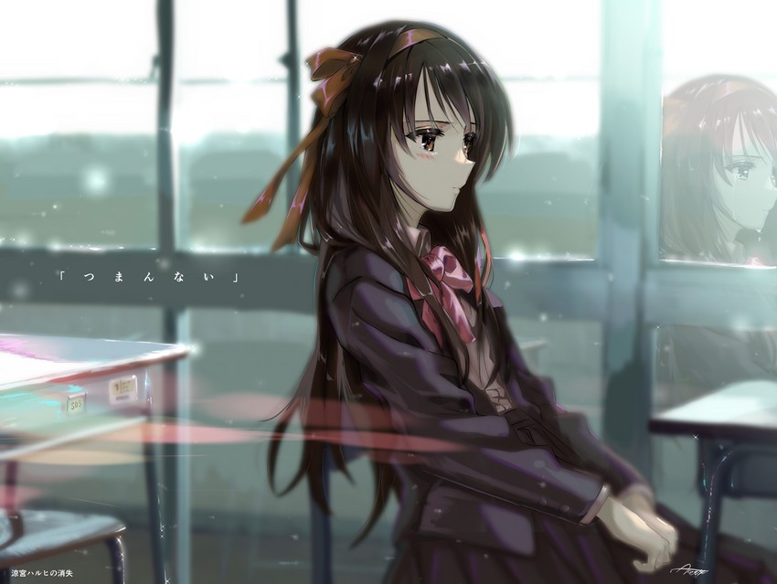 suzumiya haruhi (suzumiya haruhi no yuuutsu and 1 more) drawn by verse