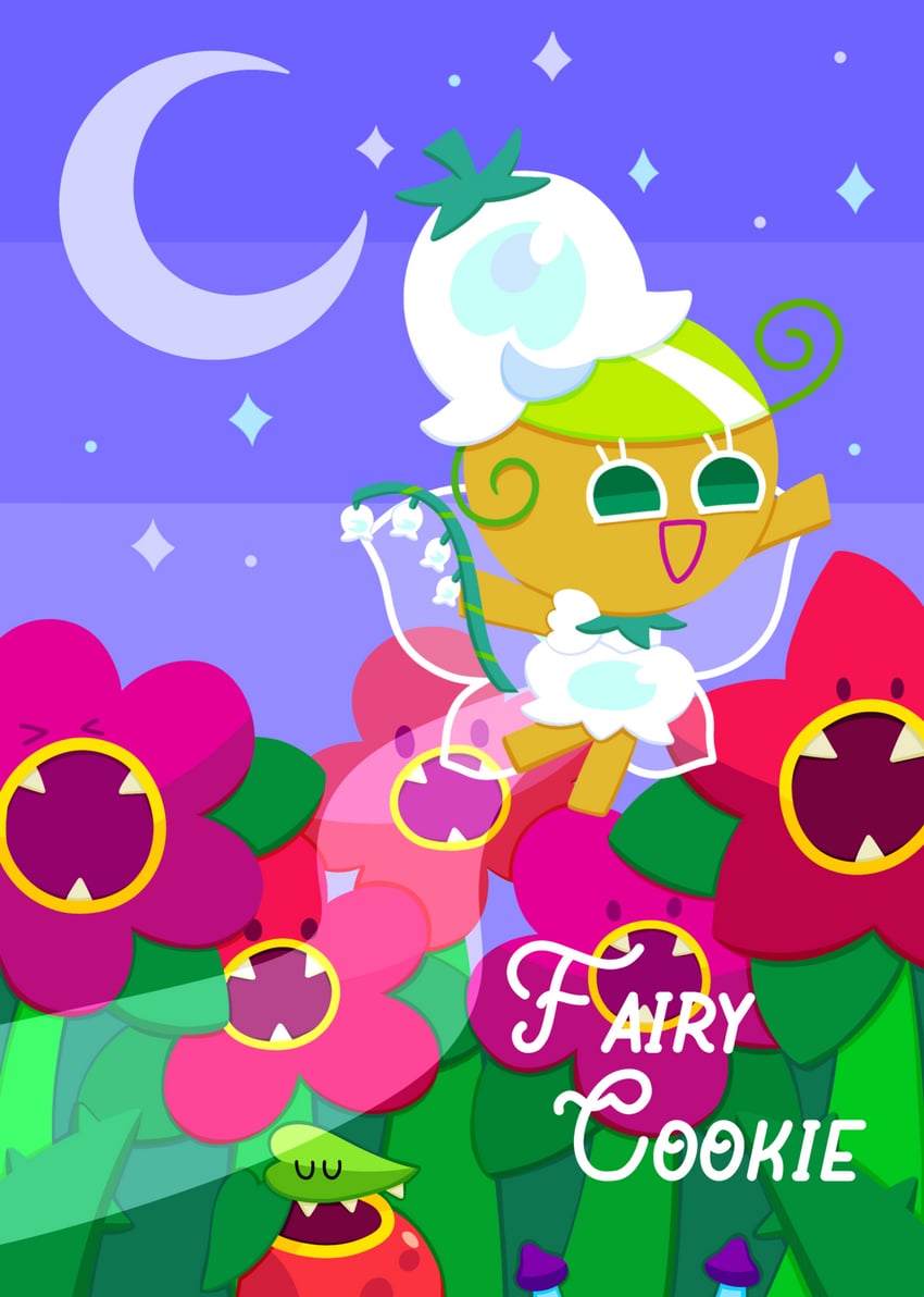 fairy cookie (cookie run and 1 more) drawn by ririko_(nagareboshi)