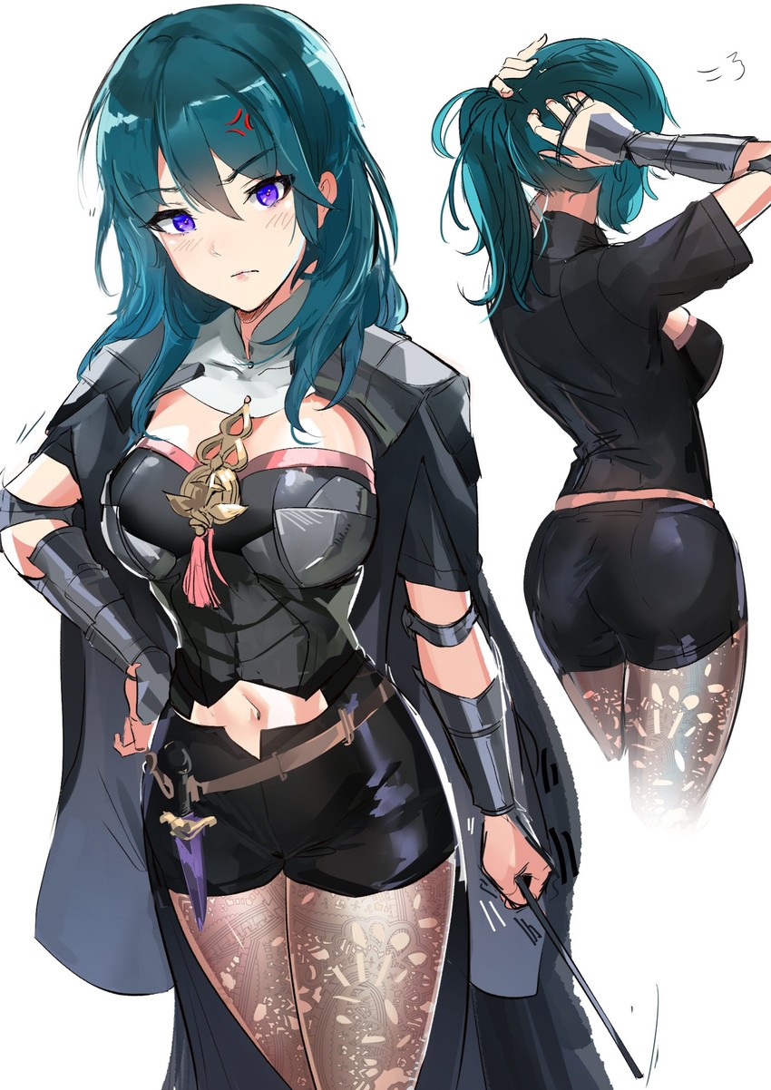 female byleth (fire emblem and 1 more) drawn by ormille