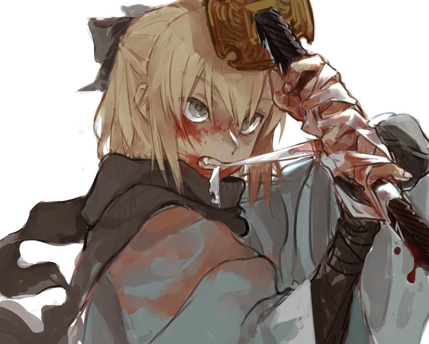 okita souji (fate and 1 more) drawn by kuwabara_(medetaya)