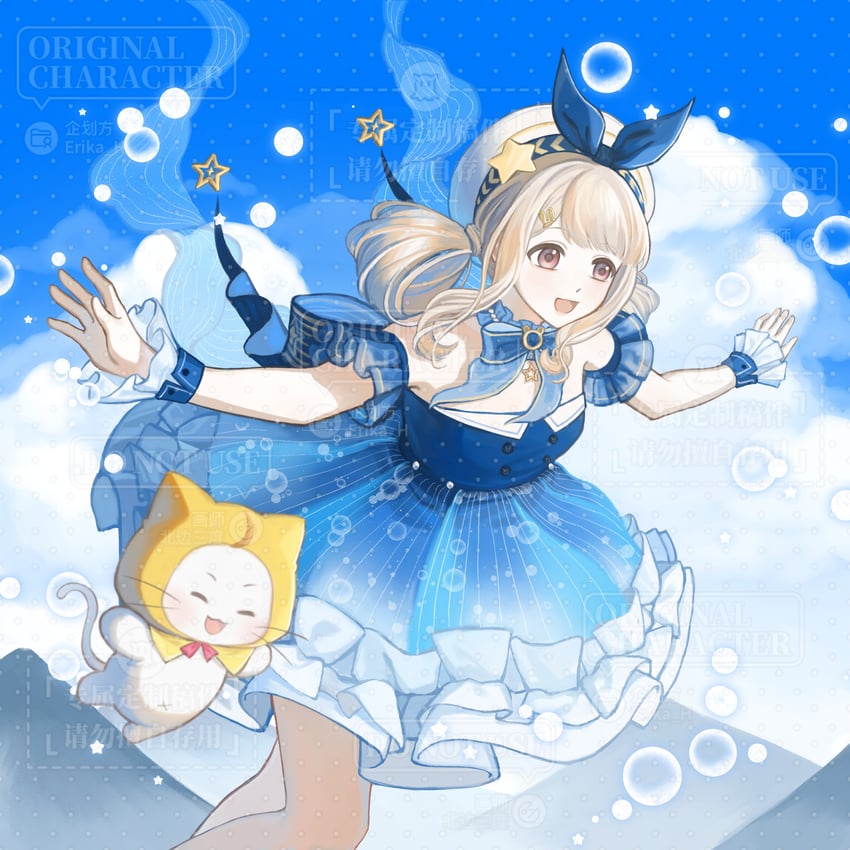 nikki, momo, and bubbly voyage (nikki and 1 more)