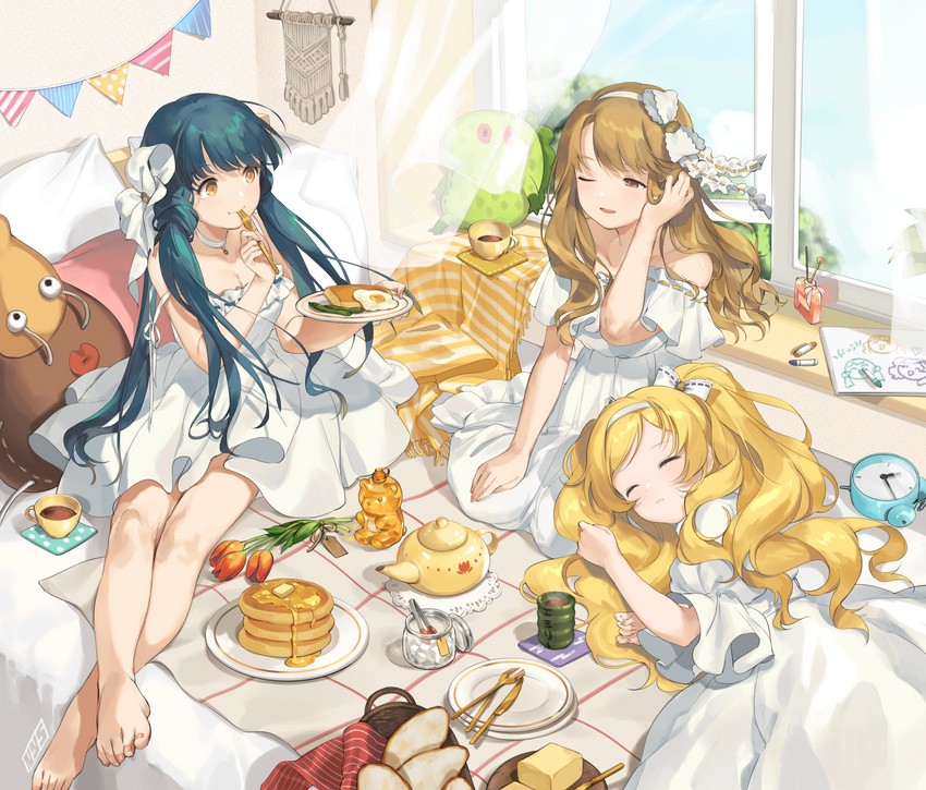 kitakami reika, emily stewart, and miyao miya (idolmaster and 2 more) drawn by nys
