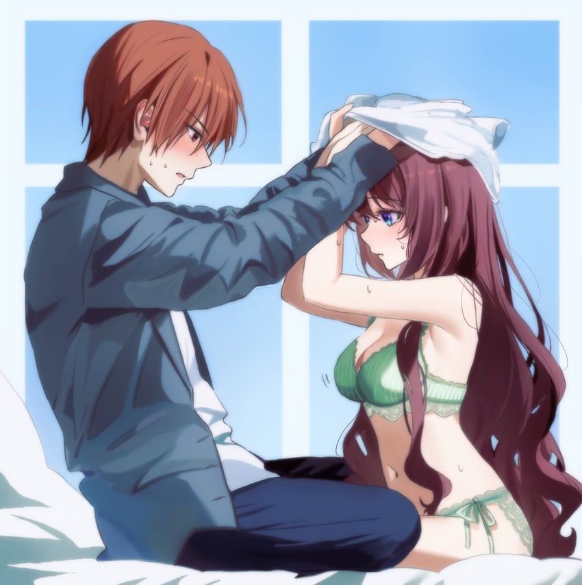 natsume kyousuke and a-chan (little busters!) drawn by miiizuno_lbs