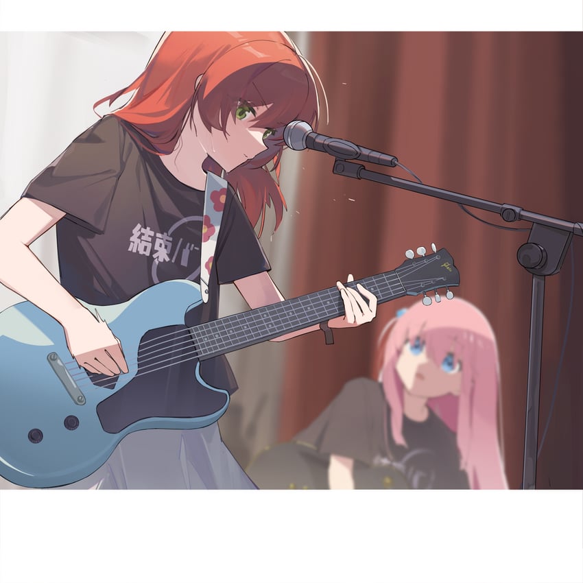 gotoh hitori and kita ikuyo (bocchi the rock!) drawn by yuan_(ziranran)