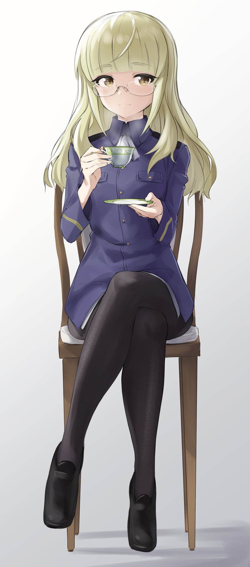 perrine h. clostermann (world witches series and 1 more) drawn by fankupl