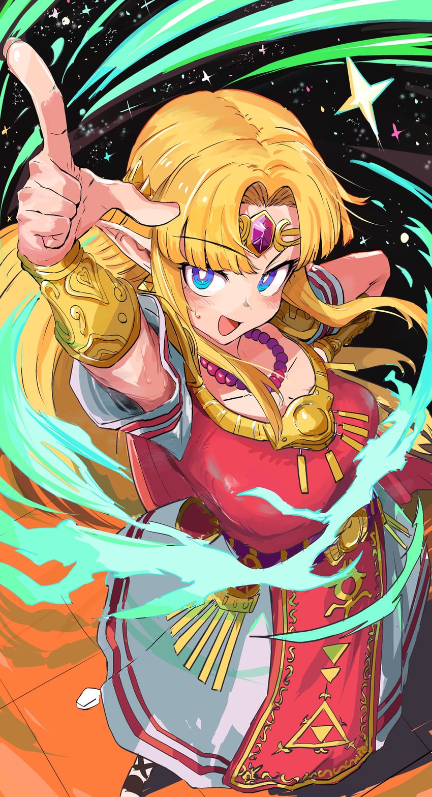 princess zelda (the legend of zelda and 2 more) drawn by ishijimajirou