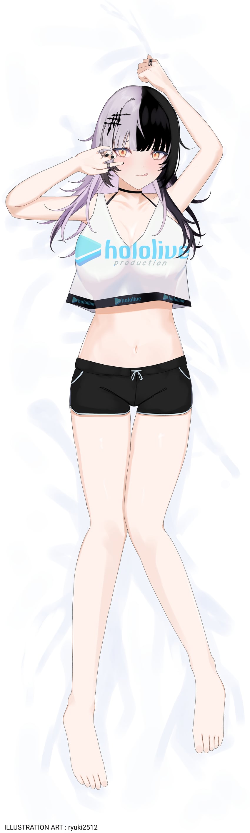 shiori novella (hololive and 1 more) drawn by ryuuki_(artist)