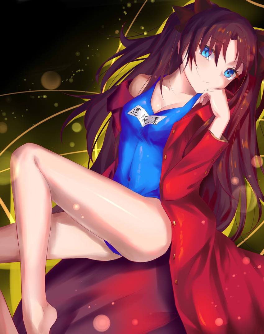 tohsaka rin (fate and 1 more) drawn by amaroku_neko