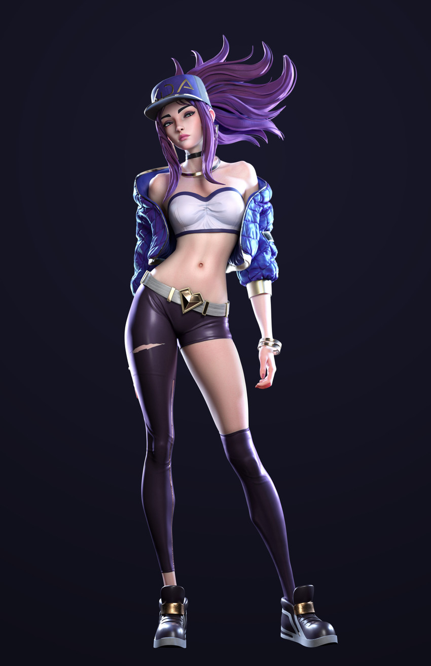 akali and k/da akali (league of legends) drawn by luo_qi_sheng