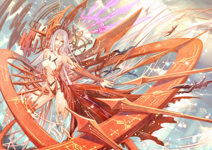 red queen (pixiv fantasia and 1 more) drawn by gin_(oyoyo)