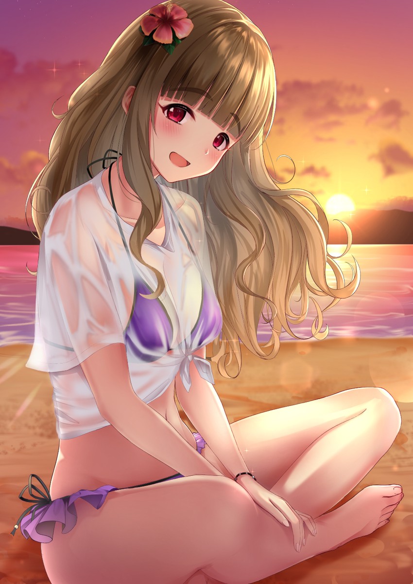 kamiya nao (idolmaster and 1 more) drawn by monaka_curl