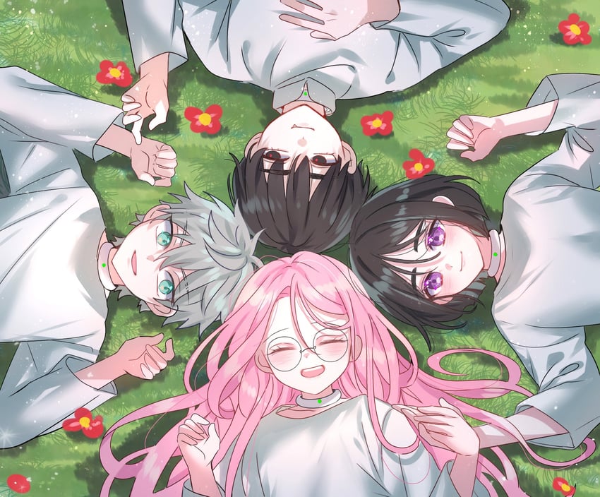 sua, mizi, till, and ivan (alien stage) drawn by mikan_(artist)