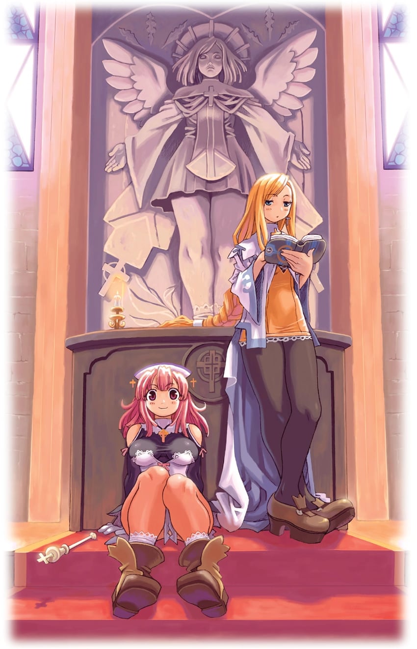 prier and alouette (la pucelle) drawn by ryoji_(nomura_ryouji)