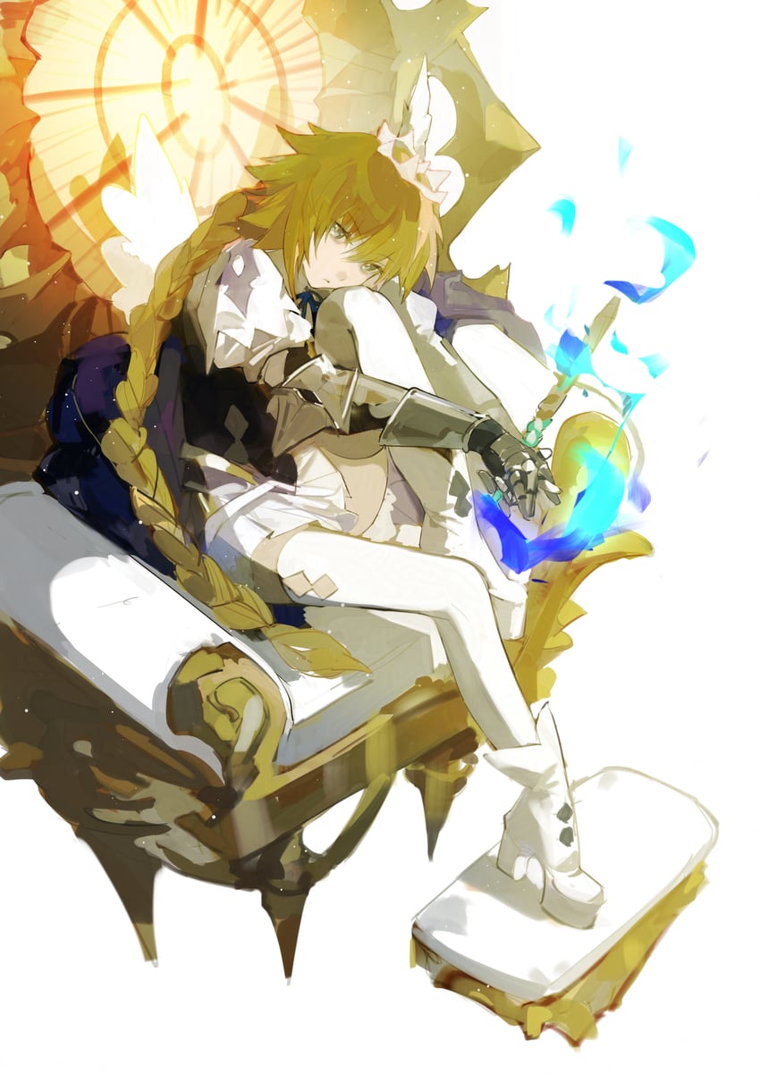 jeanne d'arc and metatron jeanne (fate and 1 more) drawn by fui_(fui29493452)