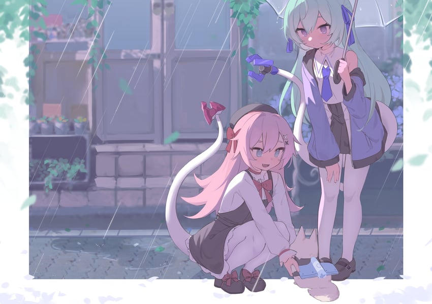 rozaliya olenyeva and liliya olenyeva (honkai and 1 more) drawn by klaius