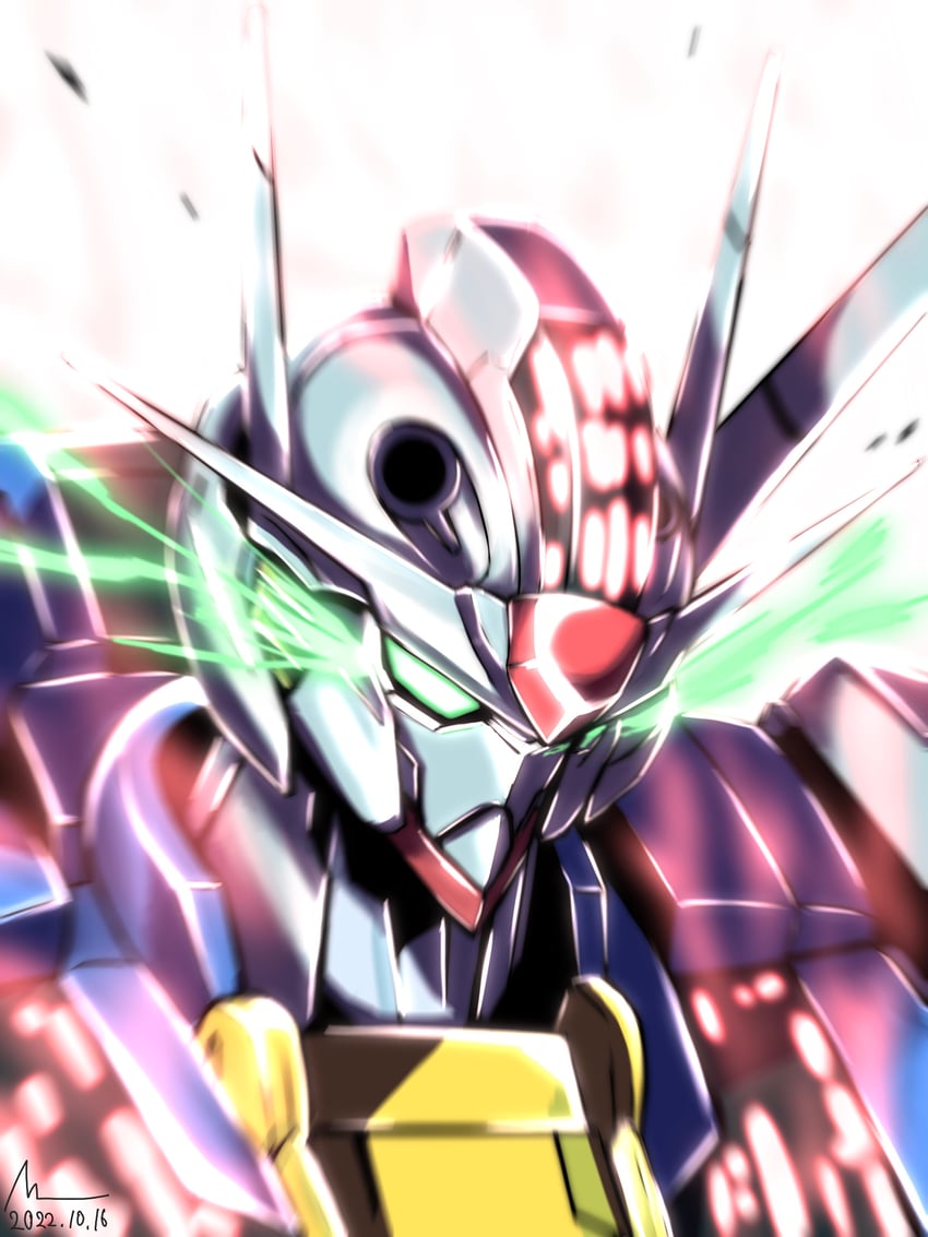 gundam aerial (gundam and 1 more) drawn by ml_(emunieru)