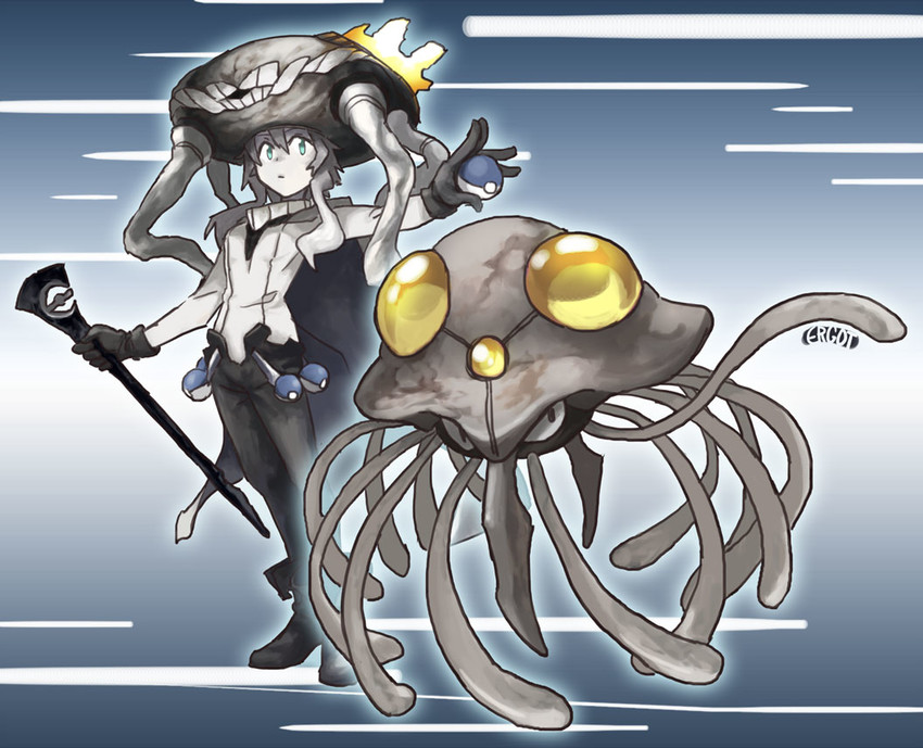 wo-class aircraft carrier and tentacruel (kantai collection and 1 more) drawn by ergot