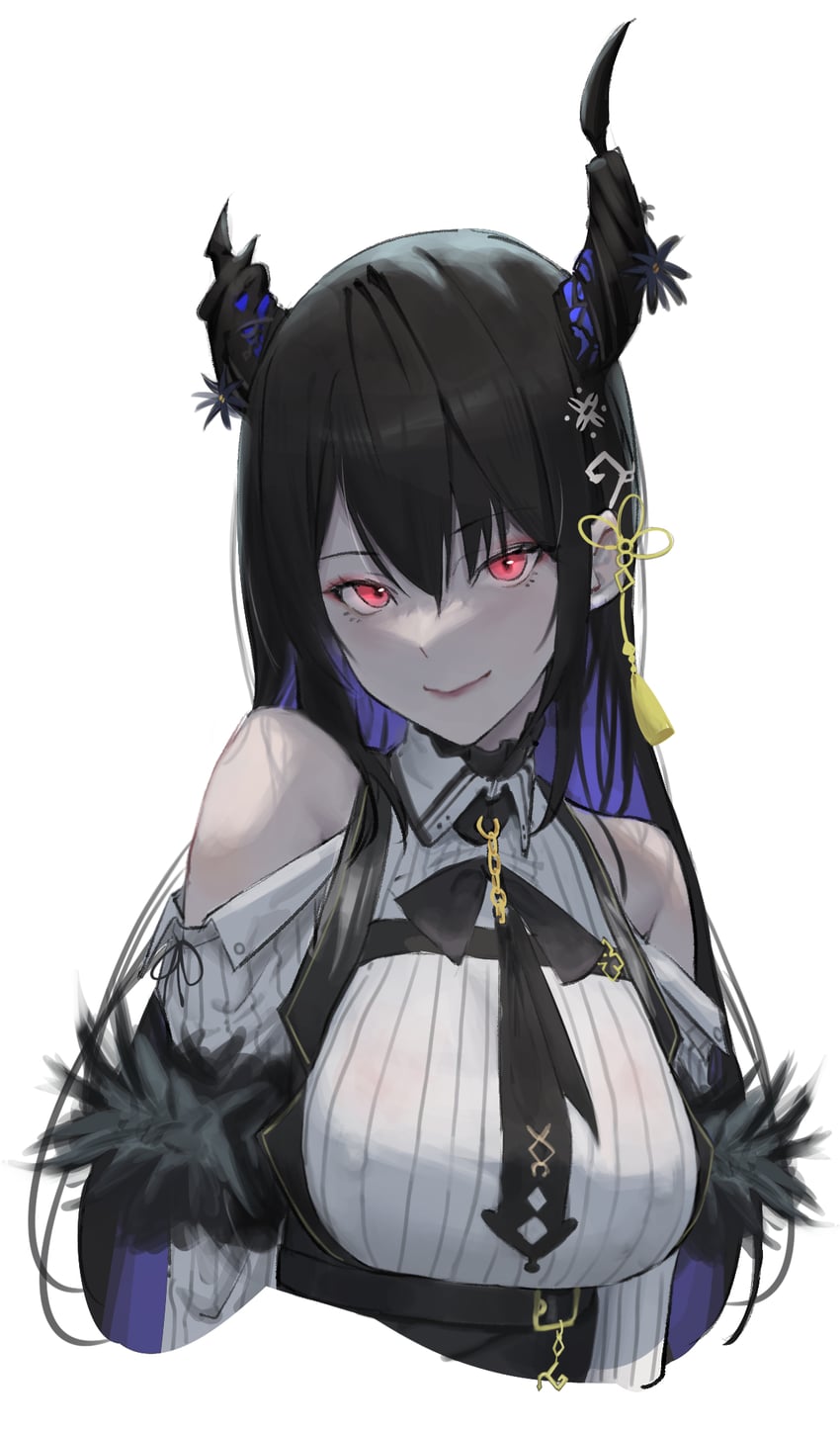 nerissa ravencroft (hololive and 1 more) drawn by muimi