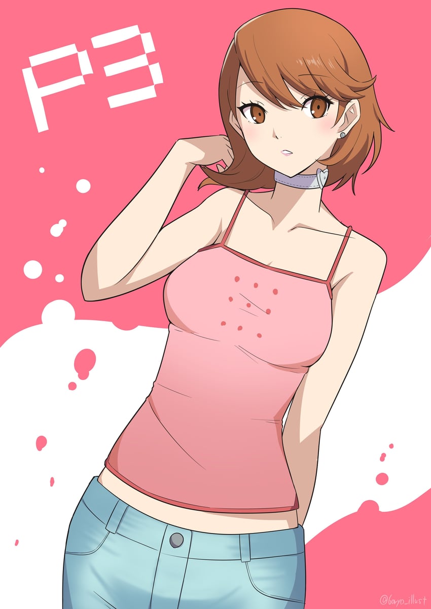 takeba yukari (persona and 2 more) drawn by ryochan96154