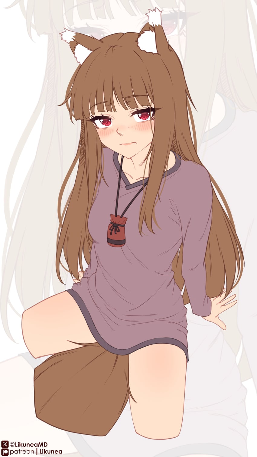 holo (spice and wolf) drawn by likunea