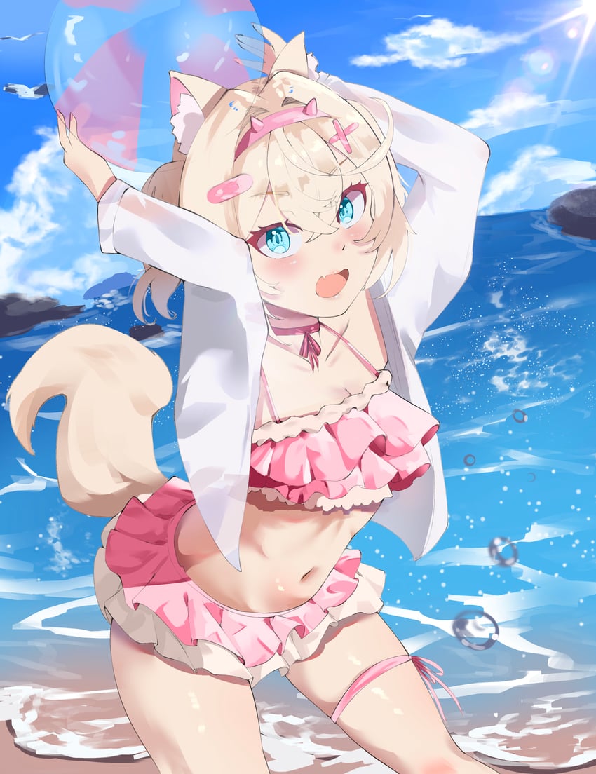 mococo abyssgard (hololive and 1 more) drawn by idolmia