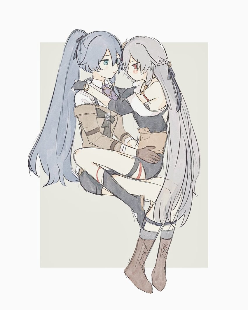 fu hua and herrscher of sentience (honkai and 1 more) drawn by tya_tya_3rd