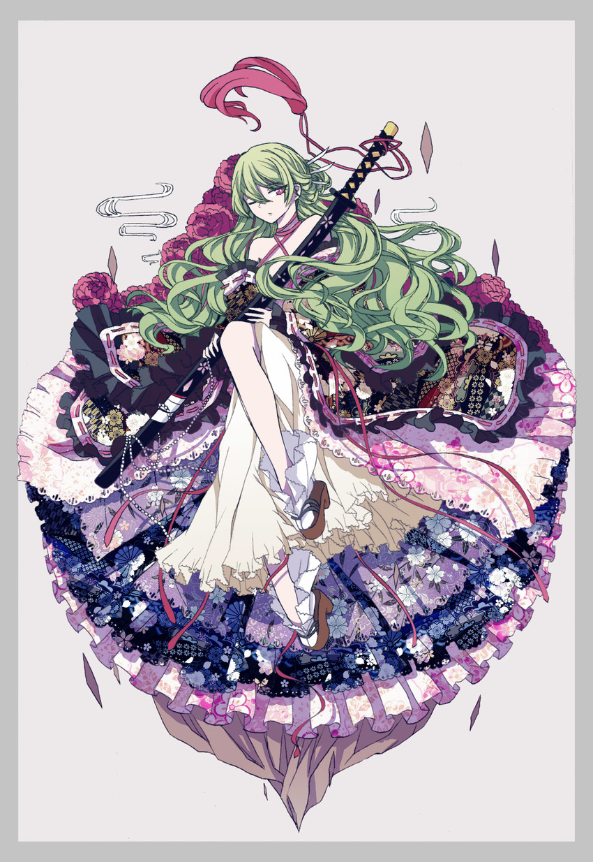kazami yuuka (touhou) drawn by lingkong_(saki)
