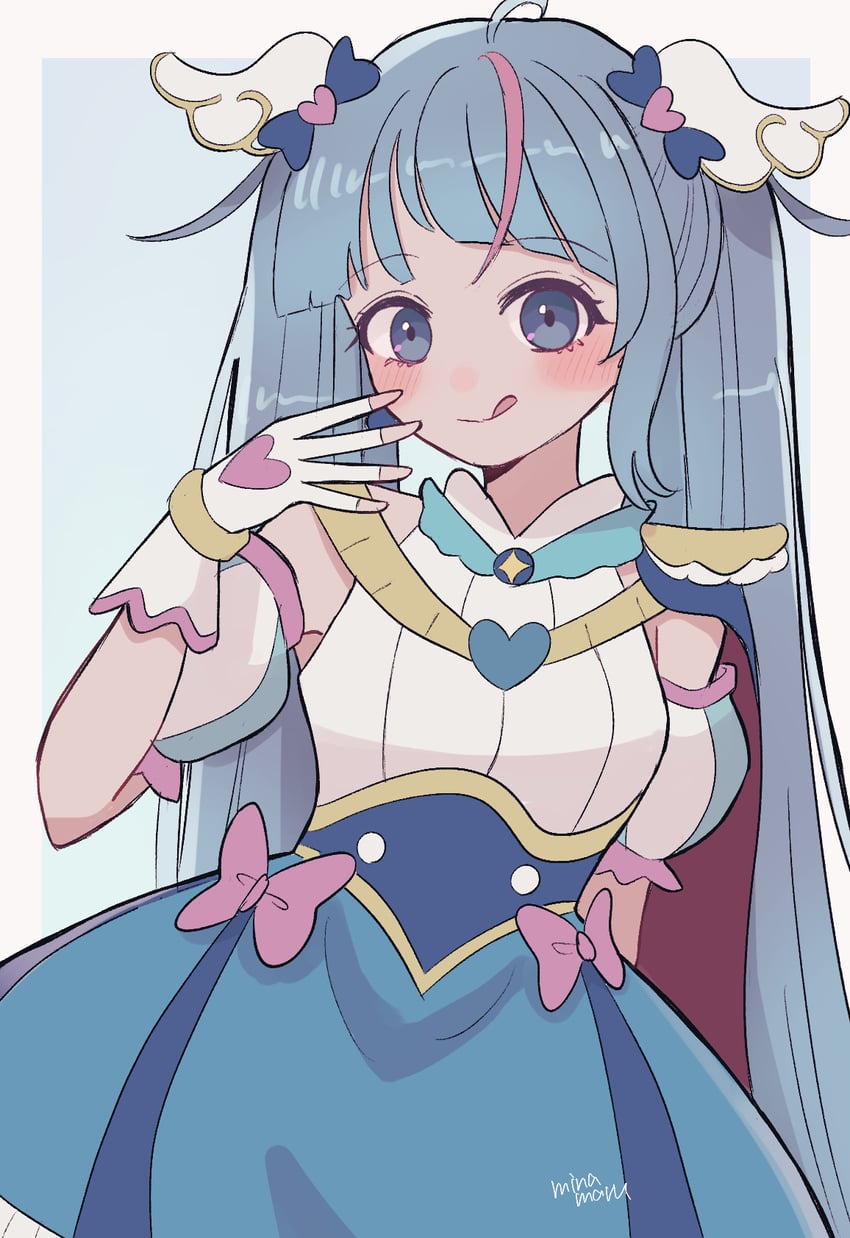 sora harewataru and cure sky (precure and 1 more) drawn by minacoco3755