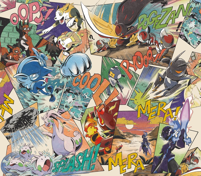 yamper, goomy, goodra, ceruledge, pawniard, and 9 more (pokemon and 1 more)