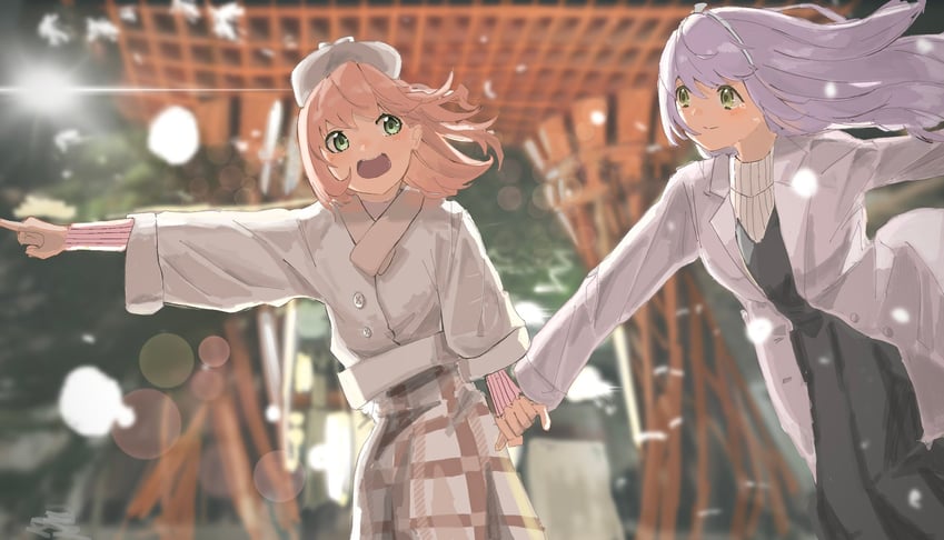 hinoshita kaho and otomune kozue (love live! and 1 more) drawn by zen66574227