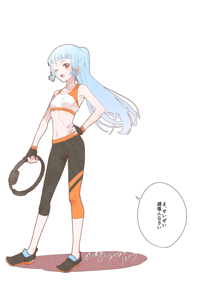 murakumo and ring fit trainee (kantai collection and 1 more) drawn by sha-oh