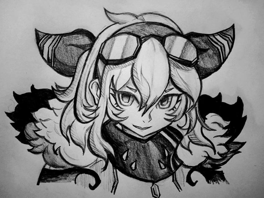 kaela kovalskia (hololive and 1 more) drawn by drawfag