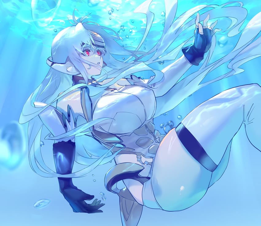 kos-mos (xenosaga and 1 more) drawn by negresco