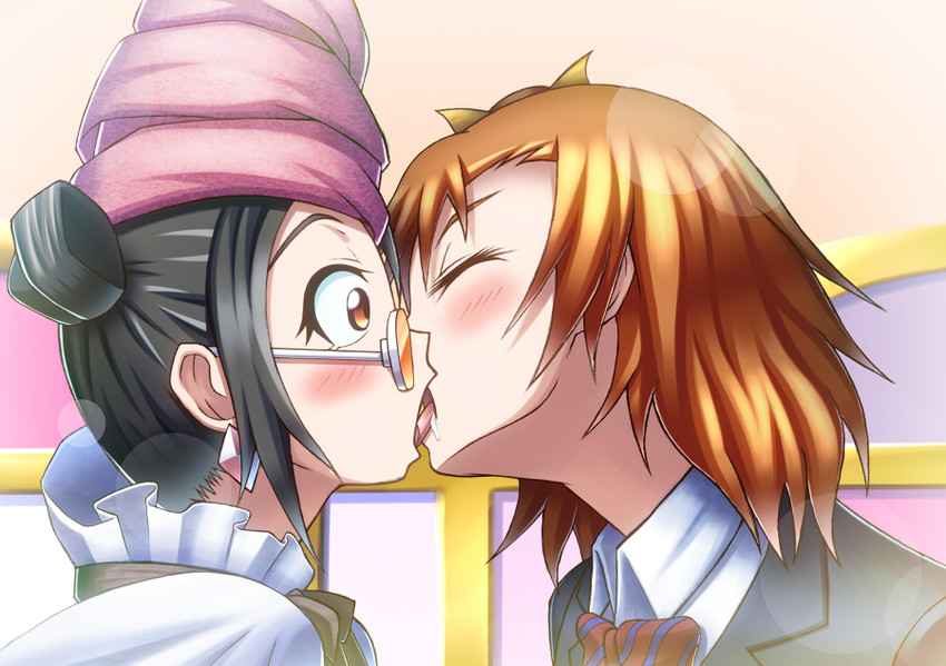 yazawa nico and kosaka honoka (love live! and 1 more) drawn by mori_no_kinomi