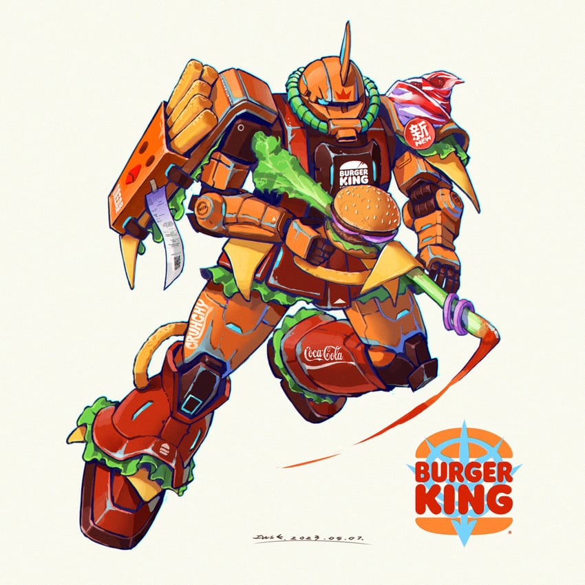 zaku ii and zaku ii s (gundam and 3 more) drawn by iwse_zhang