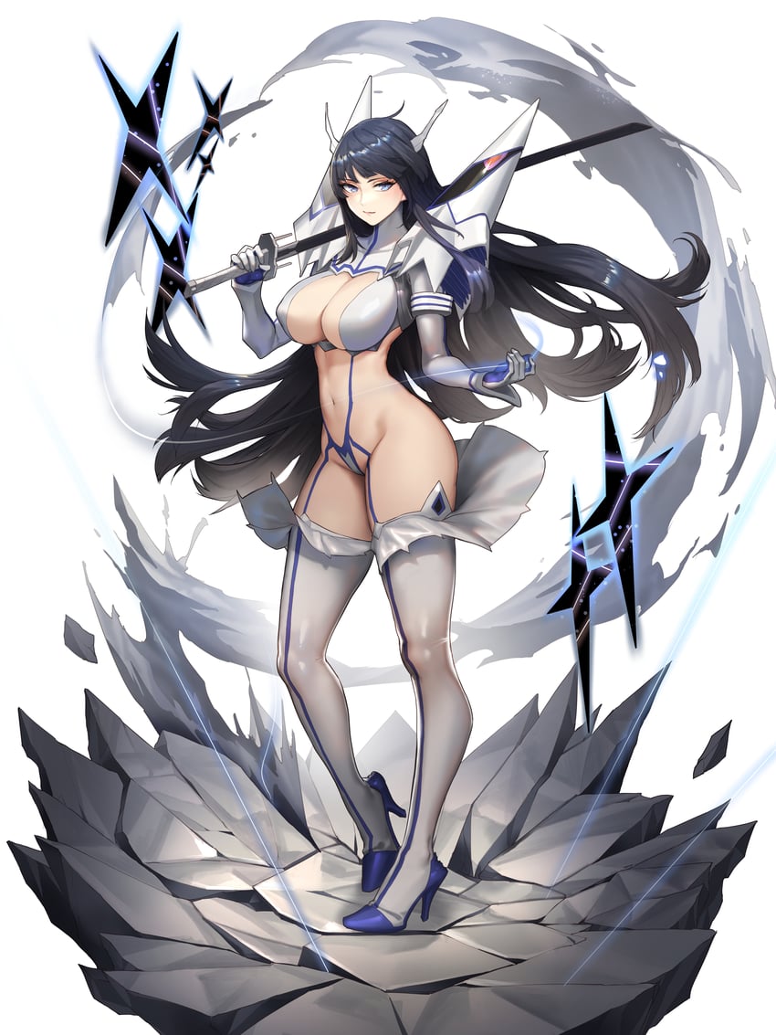 kiryuuin satsuki and junketsu (kill la kill) drawn by jinlin
