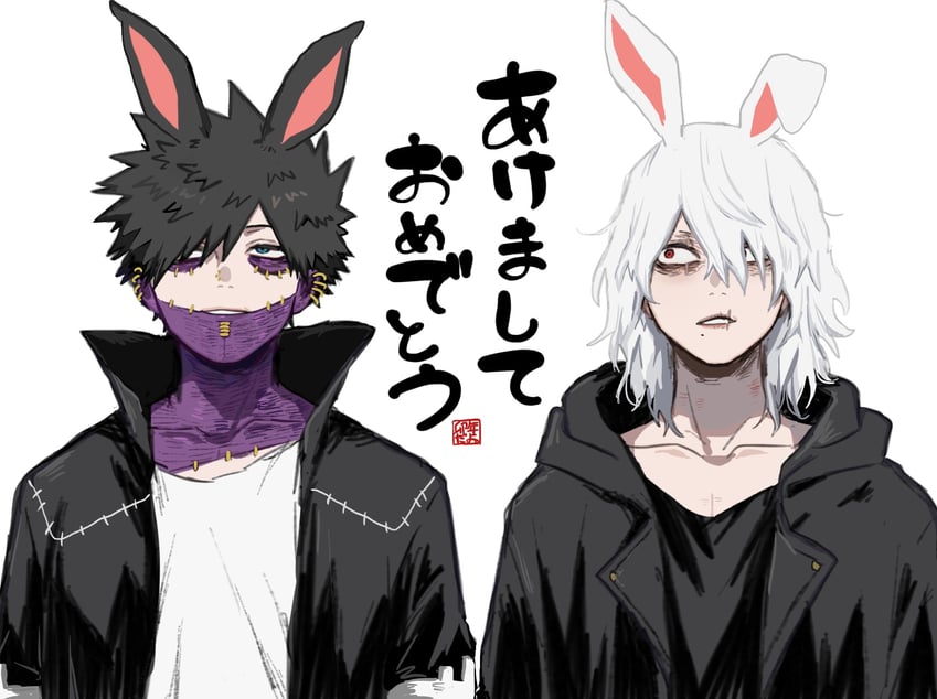 dabi and shigaraki tomura (boku no hero academia) drawn by ametaro_(ixxxzu)