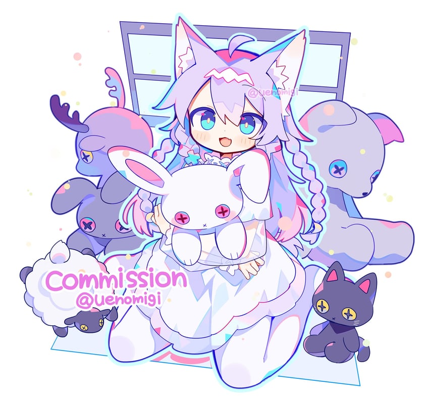 mizea (indie virtual youtuber) drawn by uenomigi