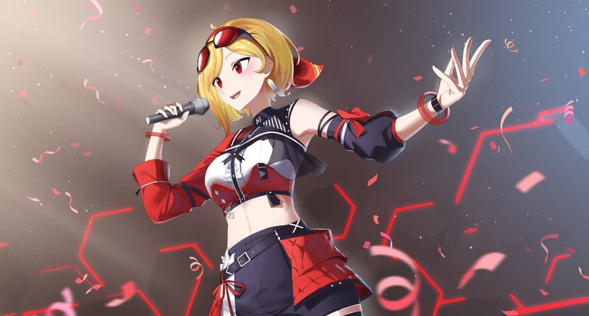 kaela kovalskia (hololive and 1 more) drawn by ags_artz