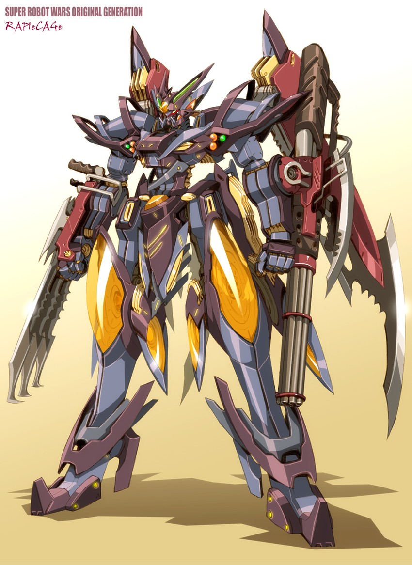 rapiecage (super robot wars and 1 more) drawn by momofuki_rio