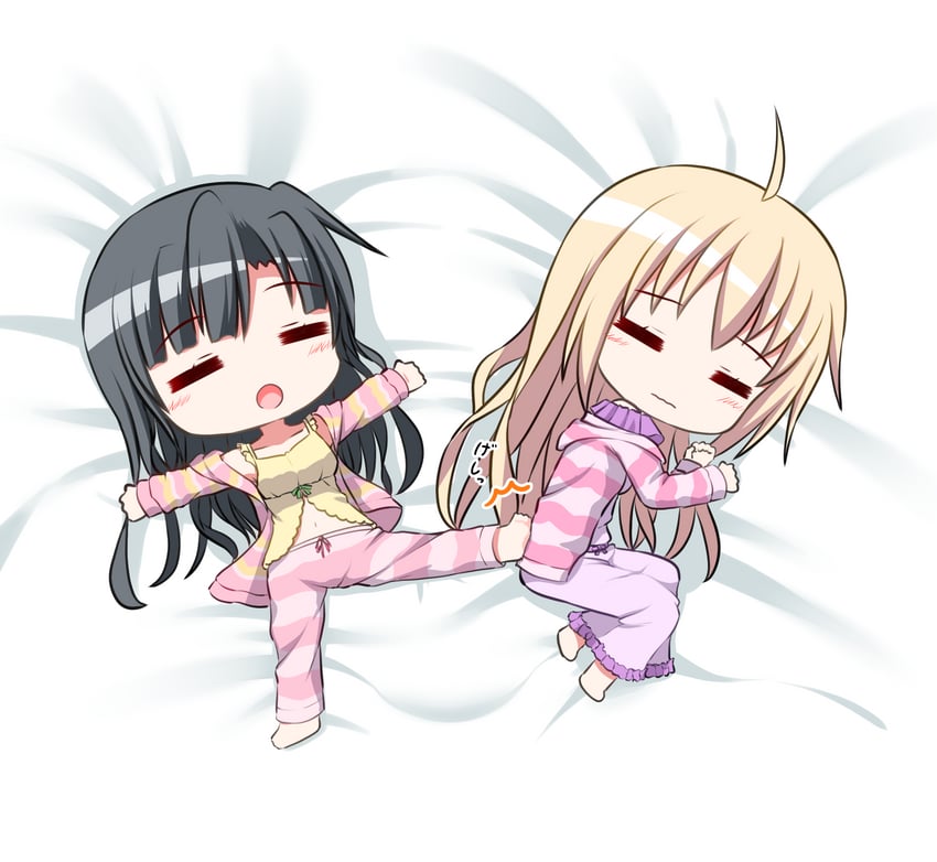 itsumura haruka and itsumura yukari (re:stage!) drawn by getsuyoshi