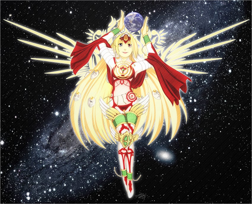 jubileus (bayonetta and 1 more) drawn by domxto