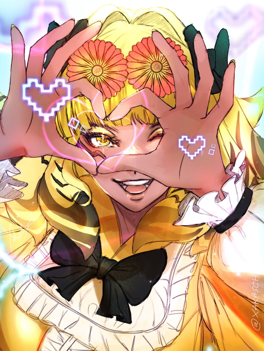 honey b. lovely (final fantasy and 1 more) drawn by xakasch