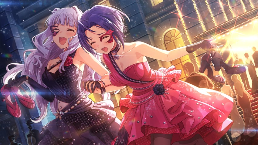 shijou takane and miura azusa (idolmaster and 2 more)