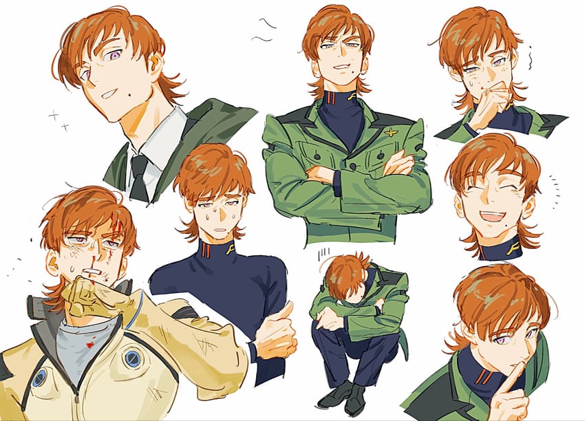 xavier olivette (gundam and 1 more) drawn by tkrkve43