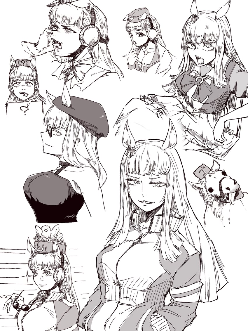 gold ship (umamusume and 1 more) drawn by suecovsky