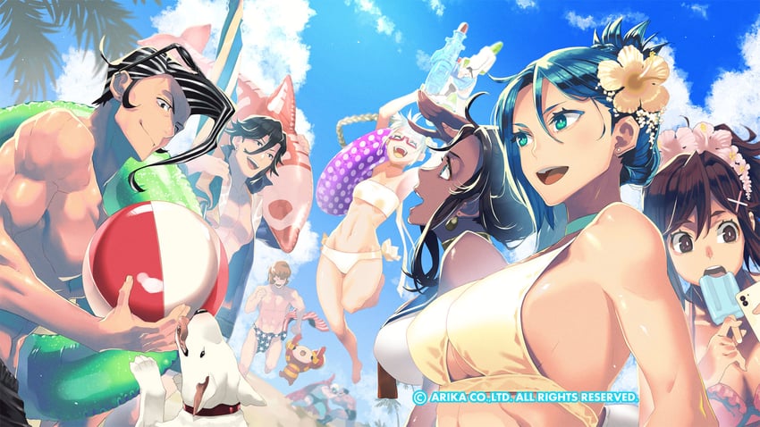 nanase, blair dame, pullum purna, area, allen snider, and 1 more (arika and 2 more)