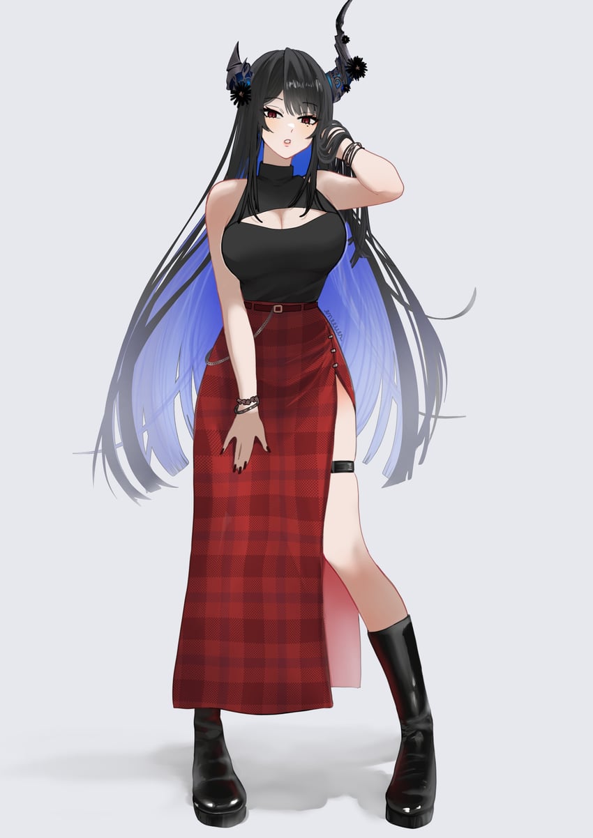 nerissa ravencroft (hololive and 1 more) drawn by eneeues