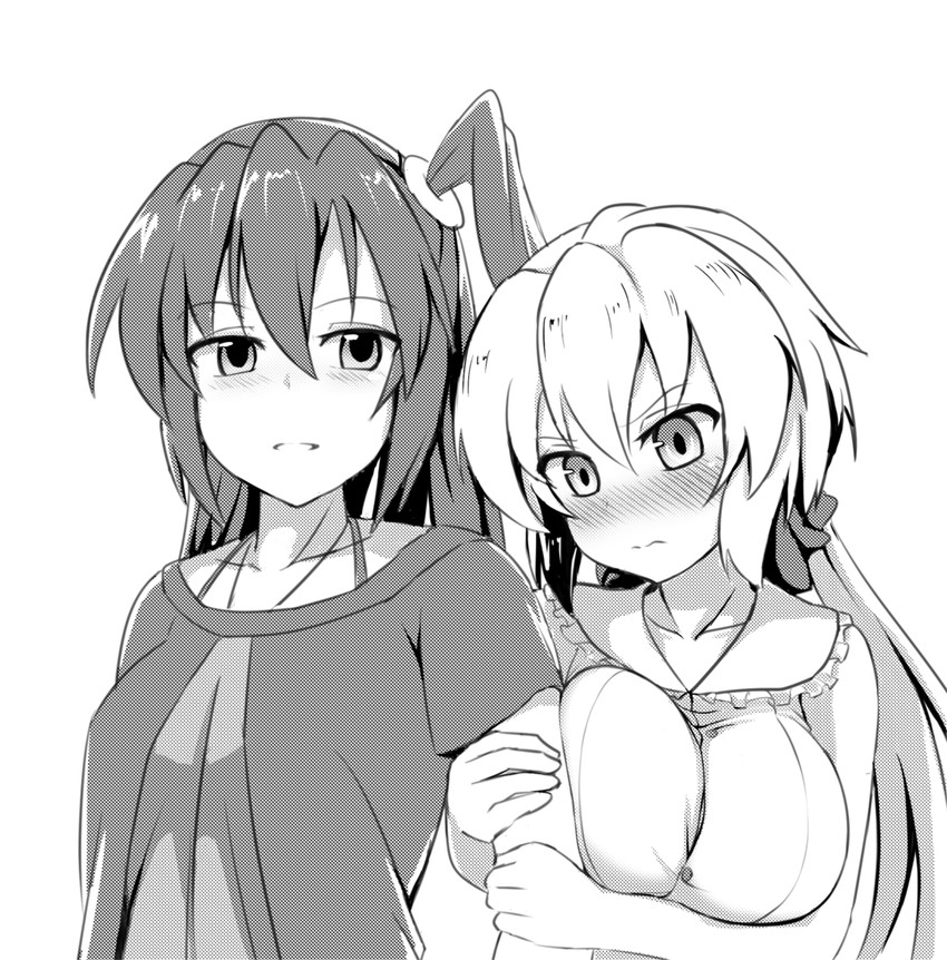 yukine chris and kazanari tsubasa (senki zesshou symphogear) drawn by shanaharuhi