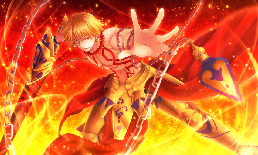 gilgamesh (fate and 1 more) drawn by sora_(yukimi_shiro)